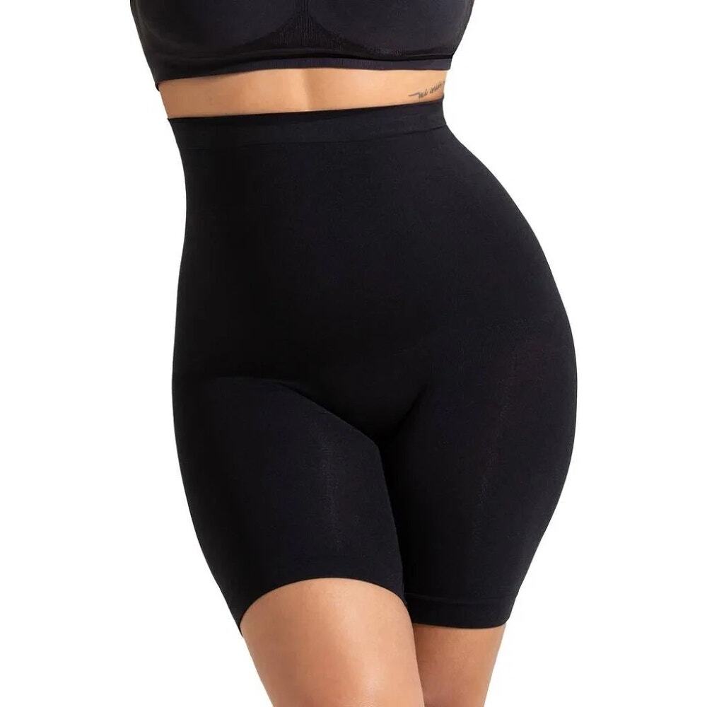 Shapermint Essentials Womens High-Waisted Shaper Shorts in Black Size XL/2XL NWT
